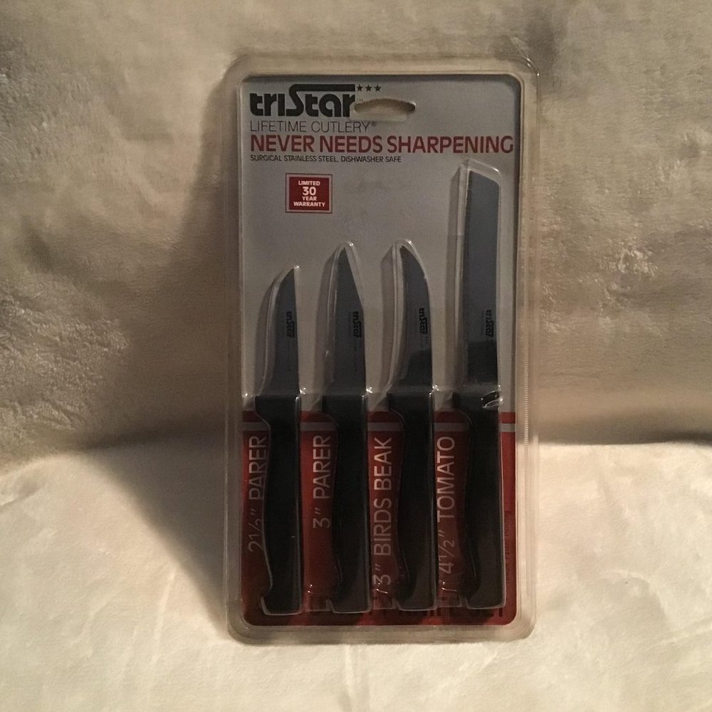4 Piece Tristar Utility Knife set